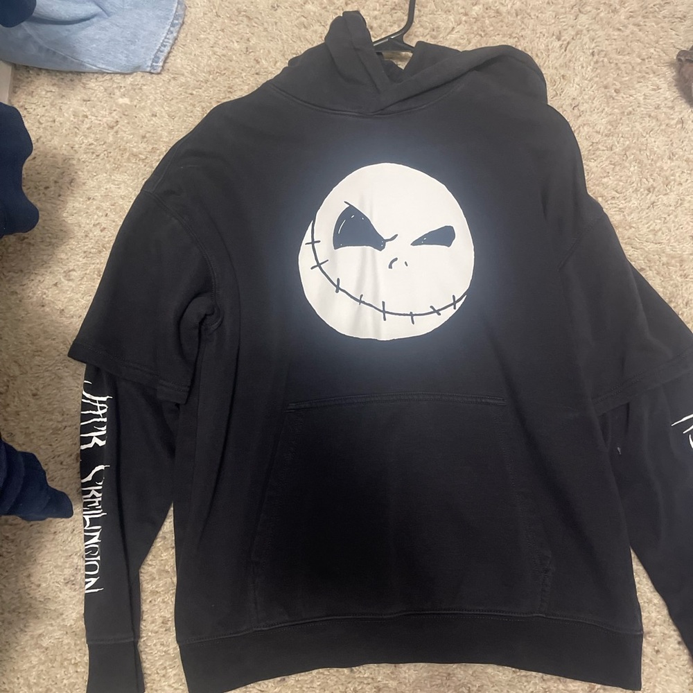 Disney x H&M Jack Skellington Hoodie Sweatshirt